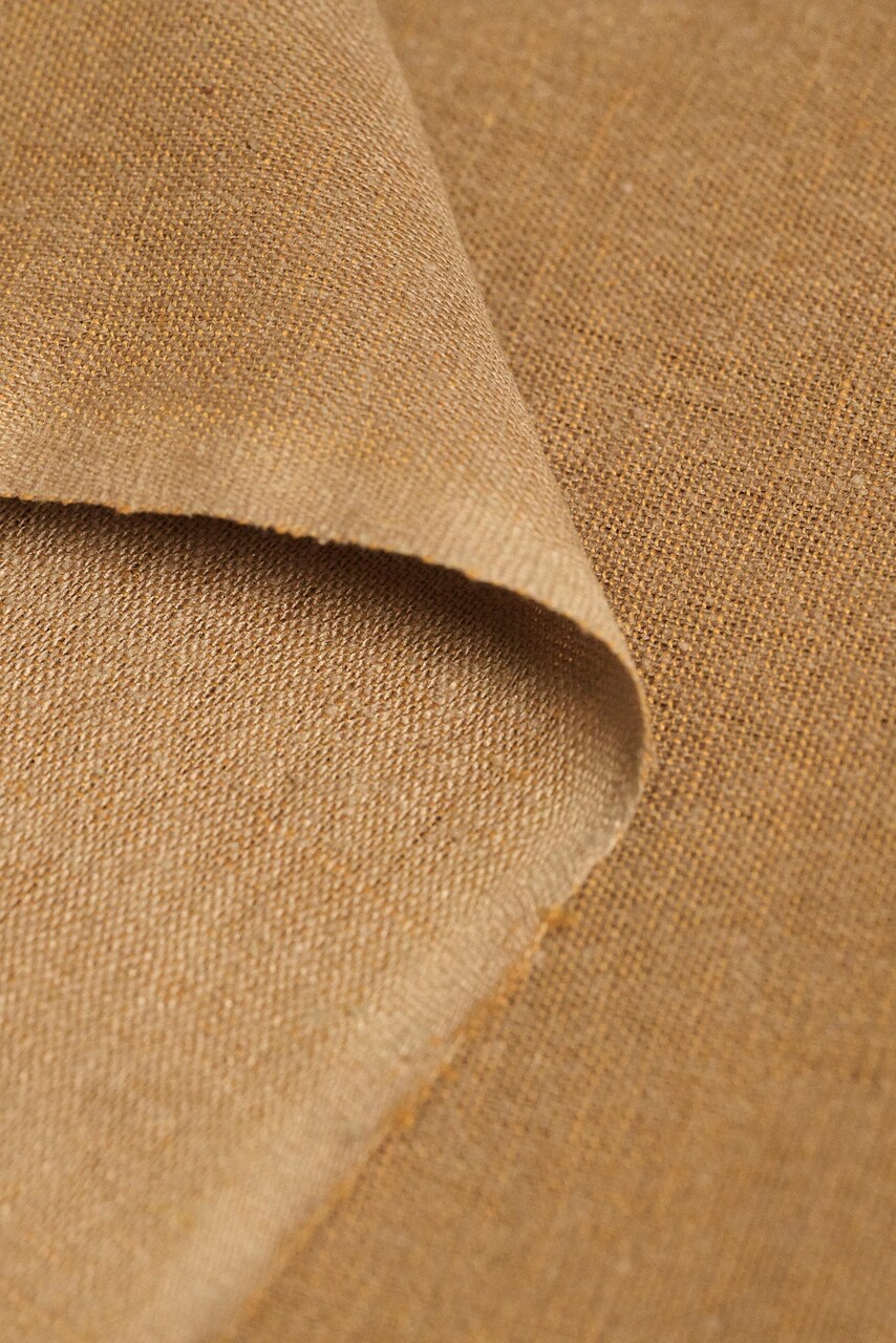 1 Yard Woven Clay Fabric 54" Linen Silk Blend for Apparel, Drapery & DIY Projects